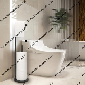 <span class=keywords><strong>Porte</strong></span>-<span class=keywords><strong>papier</strong></span> <span class=keywords><strong>toilette</strong></span> sur pied Naturous, <span class=keywords><strong>porte</strong></span>-<span class=keywords><strong>papier</strong></span> <span class=keywords><strong>toilette</strong></span> sur pied avec réserve pour la salle de bain - Product Image 4