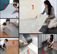Revêtement de sol intérieur 2/4/6mm LVT WPC Chevron à chevrons SPC Parquet de sol imperméable en vinyle hybride pour salle de bain