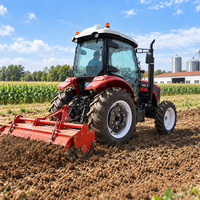 Mini-tracteur à bas prix, tracteurs agricoles à 4 roues, 140 ch, 160 ch, 180 ch, moteur EPA, CE Euro 5, tracteur agricole pour les États-Unis et l'Europe