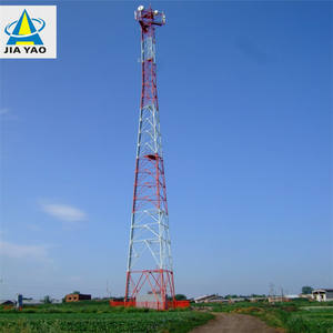 เสาเหล็กชุบสังกะสีแบบตั้งได้เสาอากาศ GSM 32 55ม. <span class=keywords><strong>3</strong></span>ขาสื่อสารผ่านโทรศัพท์มือถือ5กรัมแบบจุ่มร้อน - Product Image 4