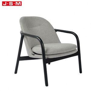 Sillón Clásico Retro con Respaldo Alto y Patas de Madera, con Asiento Acolchado - Product Image 4