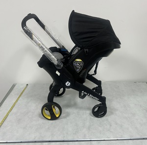 Poussette pliable 4 en 1 à 4 roues en aluminium, de 0 à 36 mois, avec fonction balançoire et siège auto - Product Image 2