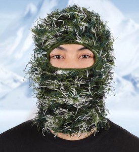 Hiver en détresse à la mode coupe-vent taille unique <span class=keywords><strong>Yeat</strong></span> Shiesty détresse Grassy Skimask masque masque cagoule floue - Product Image 1