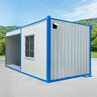 Maison conteneur portable personnalisable de haute qualité avec une bonne luminosité naturelle et une isolation acoustique pour bureau de chantier et salle de réception