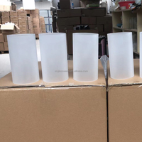 Tube de Quartz en verre Borosilicate blanc opale clair soufflé à la bouche pour abat-jour