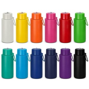 Custom Logo Vacuum Insulated Double Wall Tumbler to Go <b>Reusable</b> Coffee Mugs Stainless Steel Coffee Mug <b>Cup</b> with Straw Lid - Product Image 1