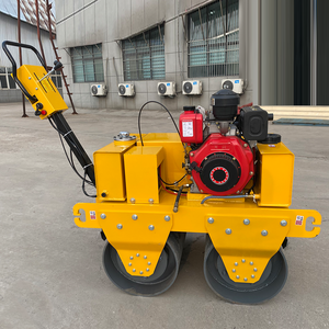 3 Ton dizel motor yol silindiri heyecan verici kuvvet 20kN yol silindiri üzerinde binmek arkasında yürümek - Product Image 3