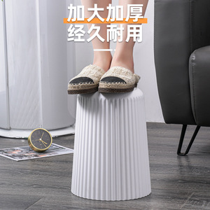 Large Round Open Top Trash Can 8L Minimalist Design For Bedroom Kitchen Bathroom Desktop Indoor Use - Product Image 2