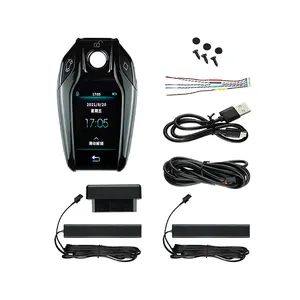 Display LCD universale aggiornamento chiave per auto telecomando intelligente senza chiave con batteria grande ricaricabile USB OBD per chiave BMW