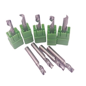 Fraises en carbure de tungstène pour le traitement de l'aluminium Fraises en bout à cannelure unique Fraises CNC Freze Bits Single Flute Router Bits - Product Image 1