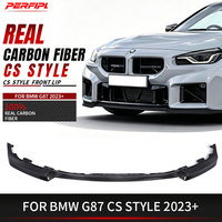 Kit de carrosserie de style CS pour BMW M2 G87, pièces automobiles Perfiply, kit de conversion avec lèvre avant en fibre de carbone véritable