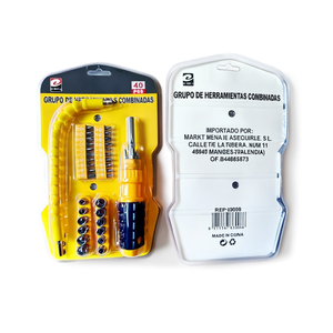 Juego de herramientas combinadas Erpsl de 40 piezas para reparaciones en el hogar y bricolaje - Product Image 1