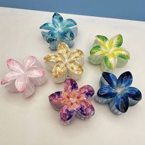 Целлюлозные гибкие заколки для волос Plumeria Frangipani с цветами - Product Image 2