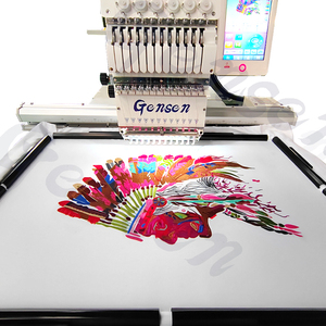 OEM nhà máy sản xuất trực tiếp Monogram thêu máy vi tính sử dụng nhà T-Shirt Hat Cap thêu máy để bán - Product Image 6