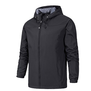 <b>Men's</b> Hooded Windbreaker <b>Jacket</b> Spring Autumn Outdoor Casual Loose Fit Windproof Running Hiking <b>Cycling</b> Camping Fishing - Product Image 5