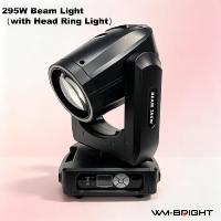 Projecteur Beam à tête mobile 295W haute performance avec 13 couleurs + blanc, 13 gobos + mode ouvert pour mariages, petits concerts, conférences de presse