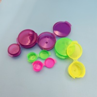 Flacons vides portables de 5 ml et 10 ml avec bouchon à clapet, rechargeables, petits contenants pour huiles essentielles
