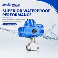 Vanne motorisée filetée en acier inoxydable Q911F 320P pour le contrôle des fluides industriels (eau, gaz, huile) – Vanne à boisseau sphérique électrique haute pression