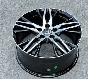 Nouvelles jantes de voiture en alliage d'aluminium à cinq branches classiques de luxe de 17 pouces 5x1143 noires pour Accord/Inspire/Odyssey/Elysion, prêtes à être expédiées - Product Image 1