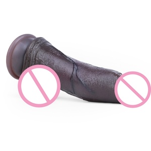 ORALSX New Color <b>Realistic</b> Black <b>Dildo</b> Anal Plug Silicone <b>Dildo</b> with Suction Cup Lifelike Penis Artificial Penis for Women - Product Image 5