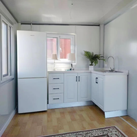 Maison préfabriquée modulaire de luxe extensible à installation rapide, 3 chambres, avec système solaire, pour bureau, centre commercial, clinique