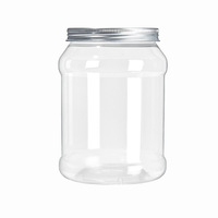 Pot cylindrique scellé en aluminium de qualité alimentaire calibre 85 avec couvercle à vis pour l'emballage de noix de cajou, d'amandes, de sucre et de graines de melon