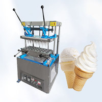 Mini Automatic Ice Cream Maker Machine, Wafer Kono