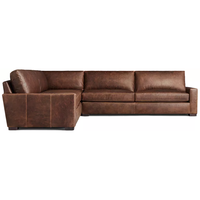 Ensemble de canapés en cuir véritable de luxe pour salon, canapé personnalisable avec structure en bois massif, coussin doux et confortable pour villa et hôtel