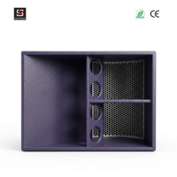 Subwoofer professionnel de 18 pouces, 1000 W RMS, système audio actif amplifié, haut-parleur de basses pour événements en plein air, DJ, club