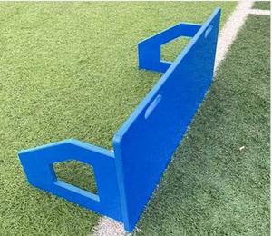 Màu xanh bóng đá phục hồi Hội Đồng Quản trị 1200*450*20 bóng đá đi qua Hội Đồng Quản trị làm bằng nhựa HDPE bền công cụ đào tạo cho cầu thủ bóng đá - Product Image 1