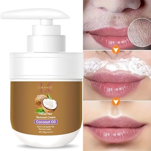 Lance OEM/ODM Facial Depilatory Cream with Coconut Oil for Women-Gentle <strong>Hair</strong> <strong>Removal</strong> for <strong>Face</strong> &amp; Body Sensitive Skin - Product Image 1