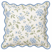 Housse de coussin à volants floraux avec fermeture éclair invisible pour oreiller décoratif de luxe, 100 % coton, cousu à la main