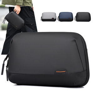 Sac de voyage de stockage numérique de mode conception de Style volcan fermeture à glissière Portable câbles de données en matériau Oxford étanche - Product Image 1