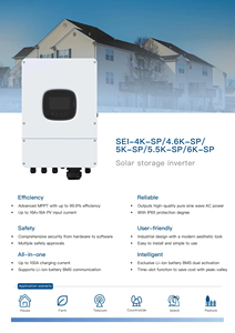 อินเวอร์เตอร์ไฮบริด SRNE แบบออฟกริด 3kw 3.6kw 5kw 10kw 12kw ระบบโซลาร์เซลล์สำหรับบ้าน 110v 120v 220v 240v 380v - Product Image 6