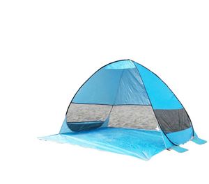 Carpa de Playa Camuflada Pop-Up de Verano, Una Habitación, con Capacidad para 2-3 Personas, UPF 50+, 190T, 1000-1500 mm, Impermeable, con Revestimiento Plateado - Product Image 1