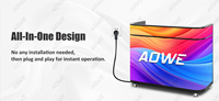 Tendance 2026 P1.2 P1.5 P1.8 P2.0 P2.5 Écran LED Cabine DJ portable