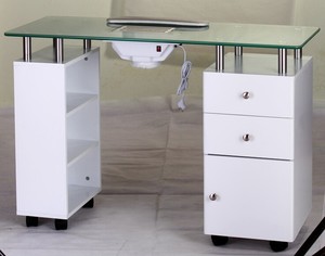 MESA DE MANICURA de vidrio al por mayor <span class=keywords><strong>para</strong></span> uso en salón de uñas - Product Image 2