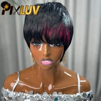 Vente en gros de perruques en cheveux humains vierges coupés, sans colle, avec dentelle HD, cheveux vietnamiens, haute densité