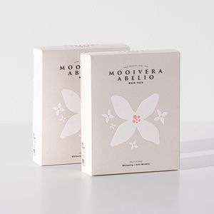 Mascarilla Facial Herbal Vegana Mooivera Abelio RB40 Tipo Orificio Tencel Rayón Calmante Hidratante Halal EWG Verde Hipoalergénica - Product Image 2