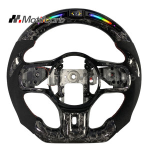 Volante de fibra de carbono forjado a medida con pantalla LED para Mitsubishi Lancer Evolution X GSR MR X Final Edition 2008-2016 - Product Image 1