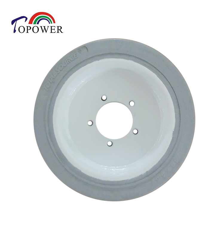 14x4.5 Solid Tire for Electric Pallet Truck Order Picker AGV Cleaning Machine and Warehouse Equipment