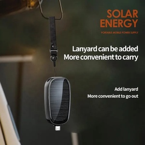 Mini Key chain Power bank 1200mAh Einweg ladegerät Tragbare Notfall-Solarstrom bank mit Typ C Mirco-Ausgangs stecker - Product Image 6