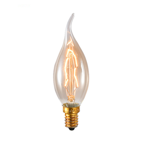 240V <span class=keywords><strong>25W</strong></span> Lámpara colgante decorativa C35 Bombillas incandescentes Bombilla de vela retro E14S Bombilla Edison vintage - Product Image 2