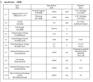 Аккумуляторные элементы <span class=keywords><strong>LiFePO4</strong></span> 40135, 3.2В, 15Ач, цилиндрические, максимальный разряд 30А, 2000 циклов, для электровелосипедов, скутеров, ИБП, систем накопления энергии - Product Image 5
