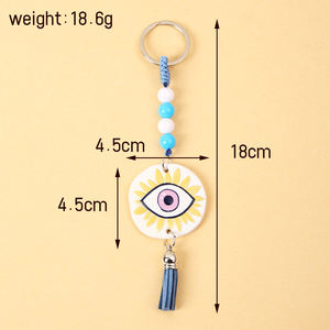 Novo Design para 2026: Decoração Religiosa Moderna e Elegante para Casa e Igreja – Janela Redonda Durável de Resina com Olhos Azuis para Pendurar na Parede - Product Image 5