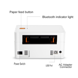 AiYin Cheap Price Factory 80mm Usb+bluetooth Thermal Label Printer FBa Waybill Sticker Printing Machine - Product Image 4