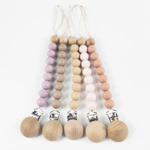 Porte-sucette en Silicone pour bébé, Attache-sucette à chaîne, bricolage - Product Image 2