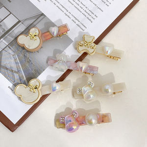 HONEY FLOWER Nuevo Pasador de Pelo con Diseño de Oso Brillante de Dibujos Animados, Pasador para Cabello Suelto, Clip Lateral, Accesorios Dulces y Femeninos para el Cabello - Product Image 2