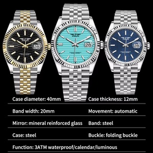 2025 New PINDU DESIGN Men's <b>Watches</b> <b>Mechanical</b> Top Brand Luxury Manual <b>Mechanical</b> Stainless Steel Sapphire Glass Calendar Wrist - Product Image 6