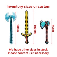 Marteau gonflable géant Hache gonflable Marteaux gonflables en gros Jeu de marteaux gonflables Armes pour fête à la piscine Cosplay